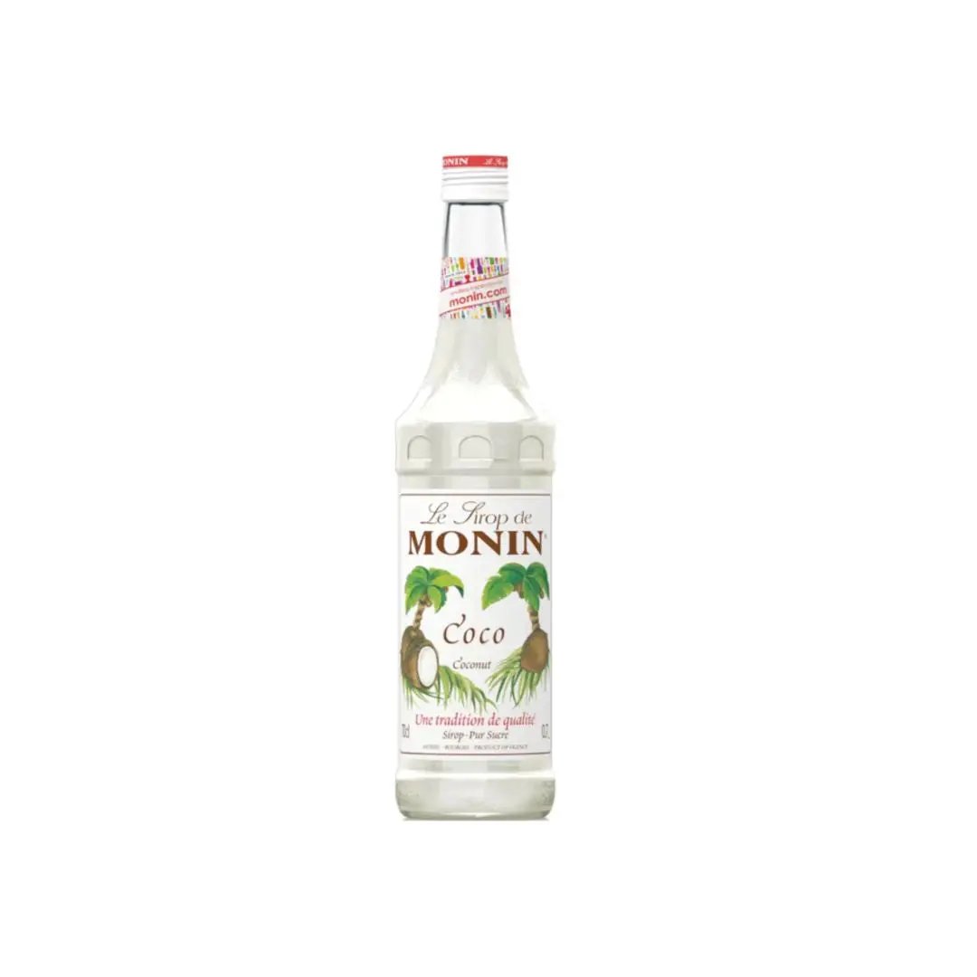 Le Sirop de MONIN Coconut 700 ml – Tropical Coconut Syrup for Coffee, Cocktails & Desserts Monin