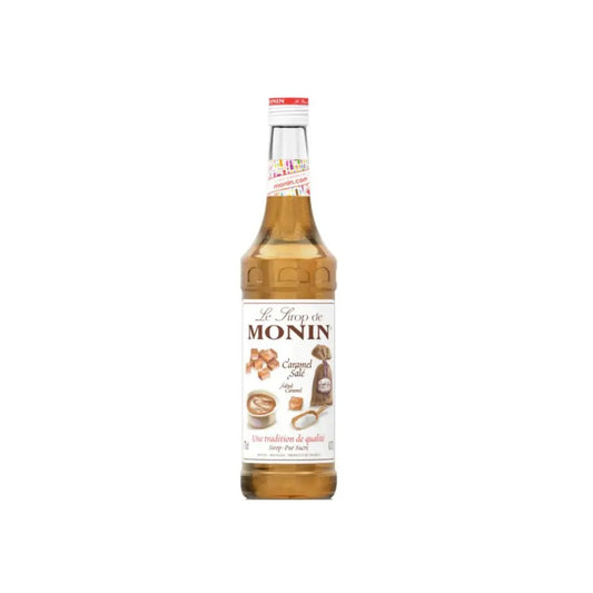 Le Sirop de MONIN Salted Caramel 700ml – French Salted Caramel Syrup for Coffee & Desserts Monin