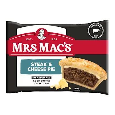 Mrs Macs Steak & Cheese Pie 175g X 12 Mrs Mac's