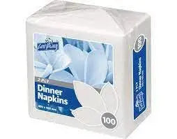Napkin 2ply Lunch White 250s Castaway