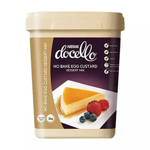 Nestlé Docello | No Bake Egg Custard Dessert Mix 2kg Nestle