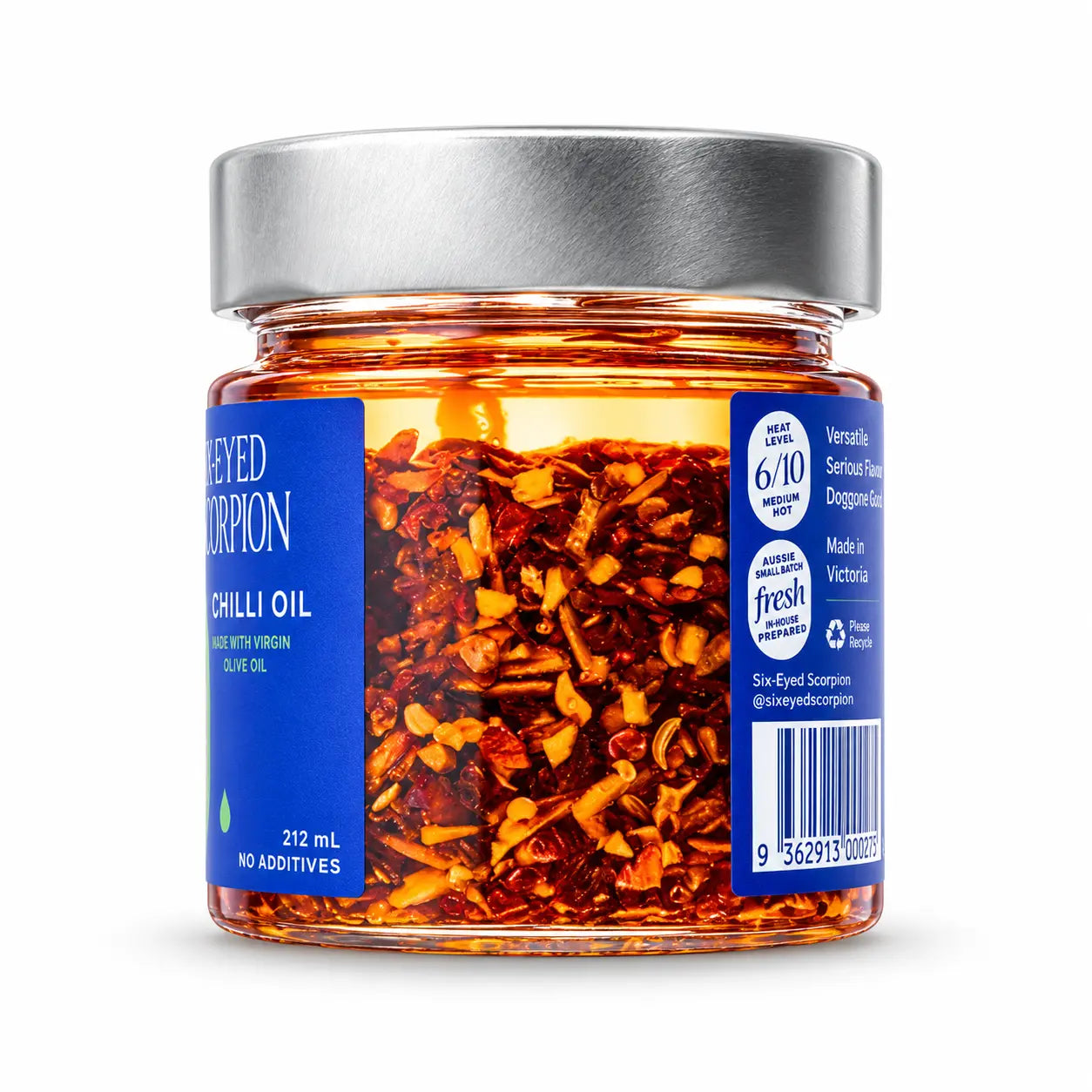 Six-Eyed Scorpion Olive Oil Chilli Crisp – 212ml