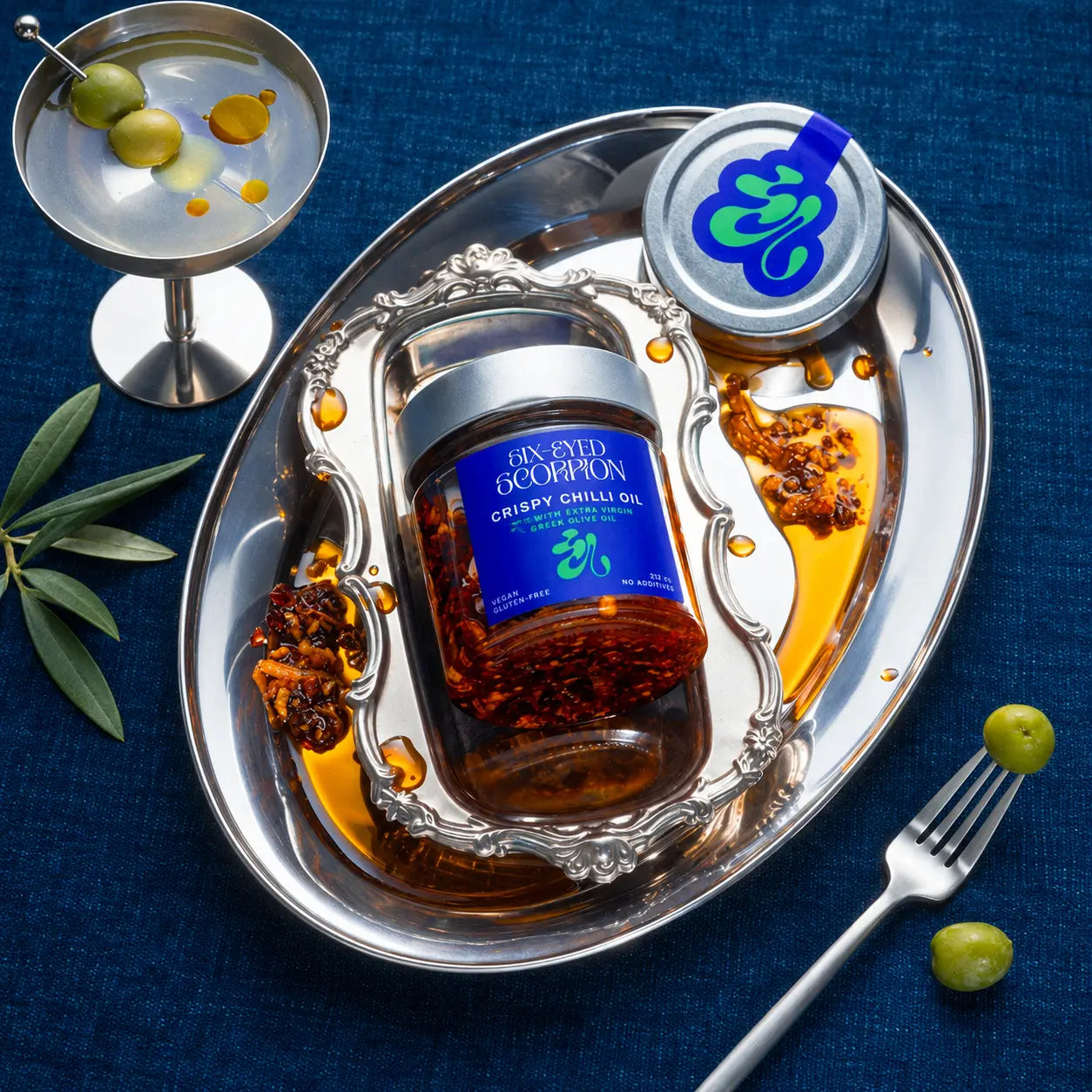 Six-Eyed Scorpion Olive Oil Chilli Crisp – 212ml
