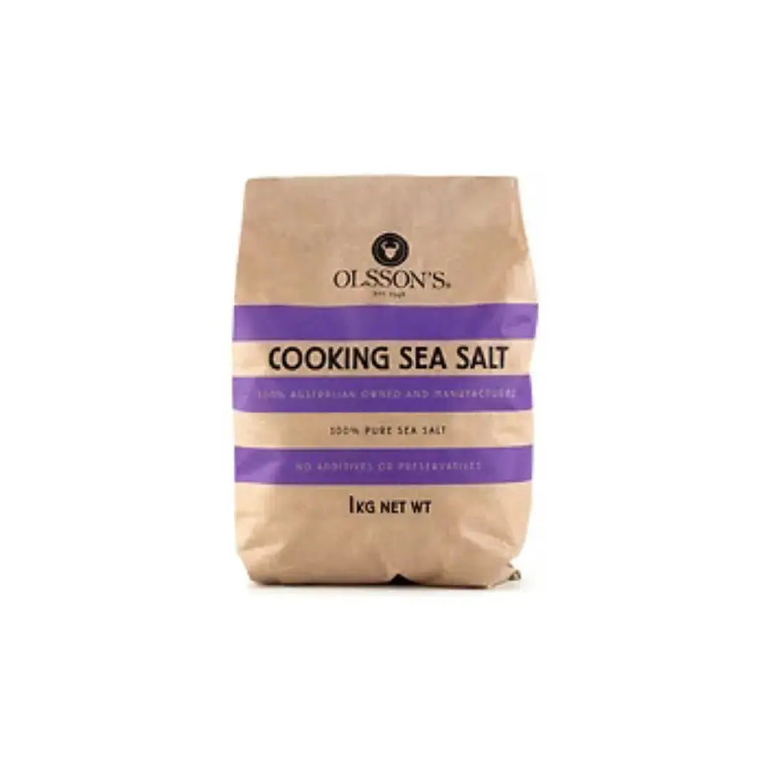 Olsson's Cooking Sea Salt 1kg – Premium Australian Sea Salt