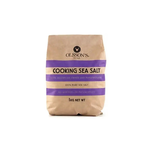 Olsson's Cooking Sea Salt 1kg – Pure Australian Sea Salt Olsson's Salt
