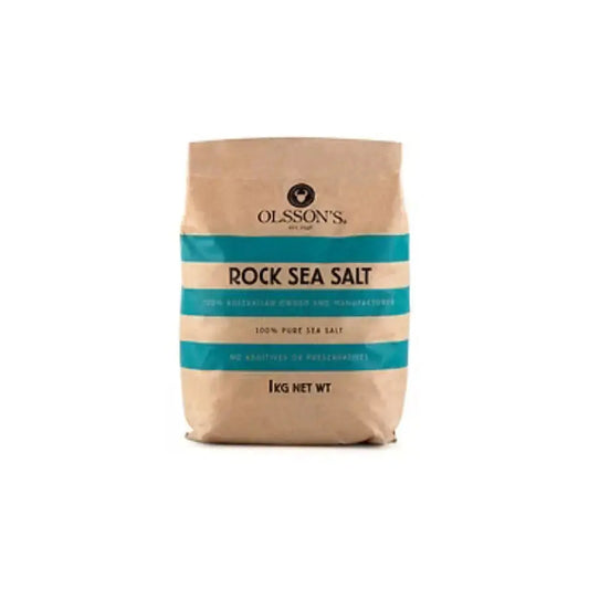 Olsson's  Rock Salt 1kg – Pure Australian Sea Salt Olsson's Salt
