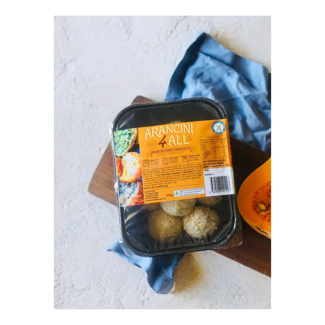 Arancini 4 All – Organic Butternut & Feta (GF, SF, EF) - Petits Tresors