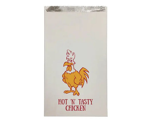 Large Foil‑Lined Paper Bags with  Hot ‘N’ Tasty Chicken Pakio
