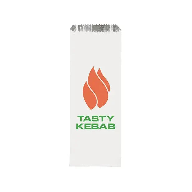 Large Foil-Lined Paper Bags (Unprinted) – Heat-Retaining, Greaseproof Castaway