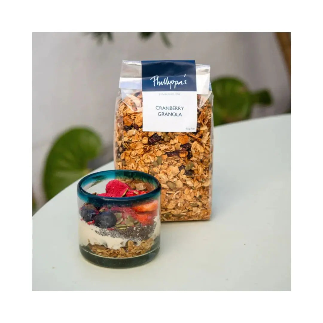 Phillippa’s Cranberry Granola – Toasted Oats, Seeds & Honey with Tangy Cranberries Phillippas