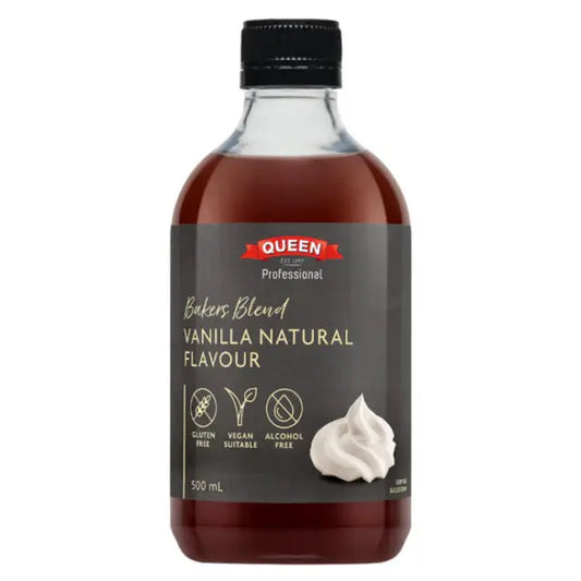 Queen | Professional | Bakers Blend Vanilla Natural Flavour 500g GF V Queen