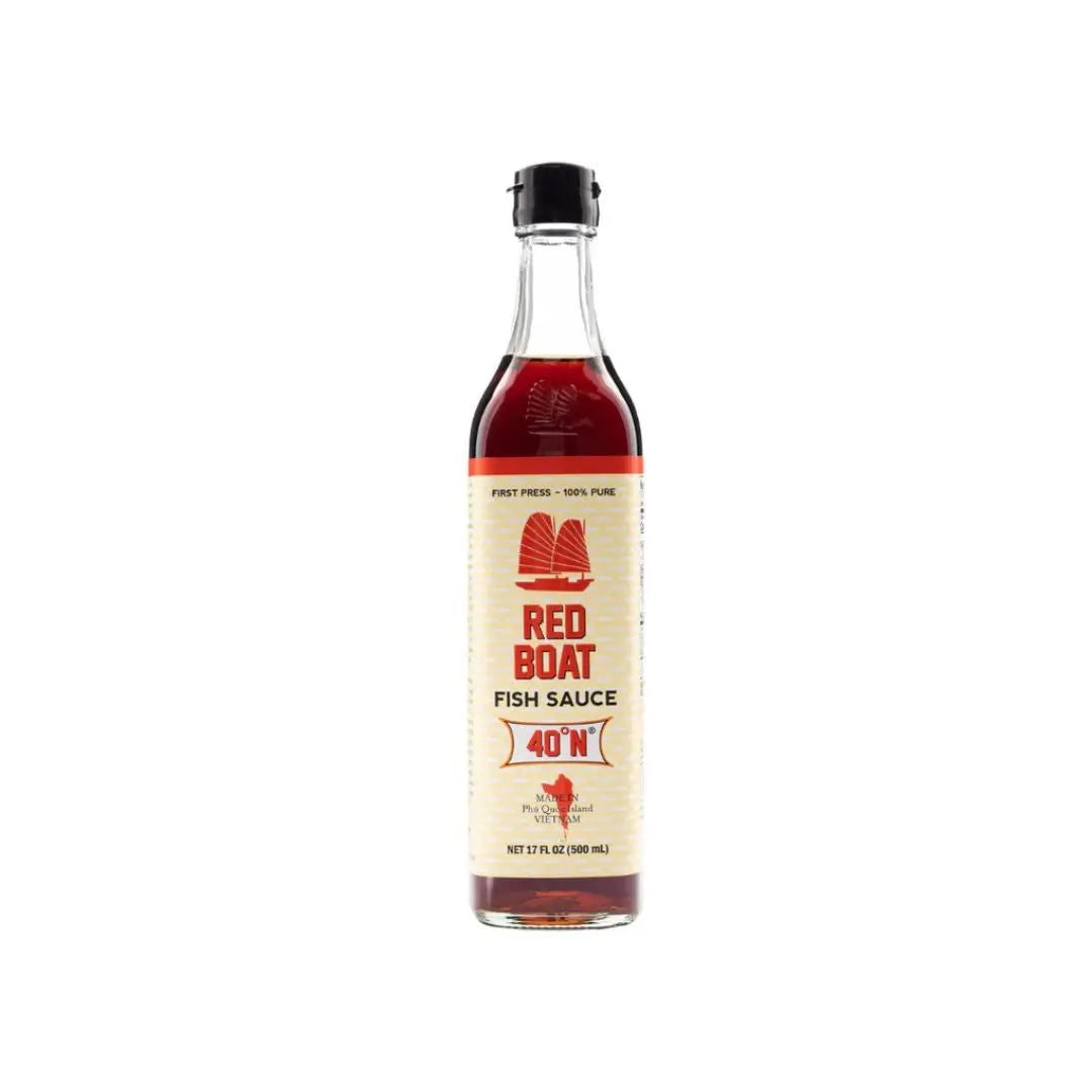 Red Boat 40°N First-Press Fish Sauce – Pure Umami, No Additives Red Boat