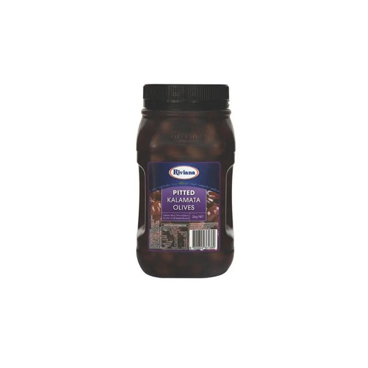Riviana Pitted Kalamata Olives – Premium Mediterranean Olives (Firm & Full-Flavoured) Riviana
