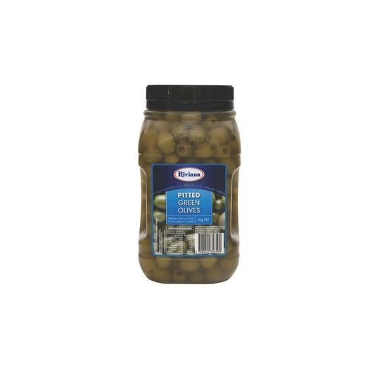 Riviana Pitted Green Olives – Premium Hojiblanca Olives for Cooking & Entertaining Riviana