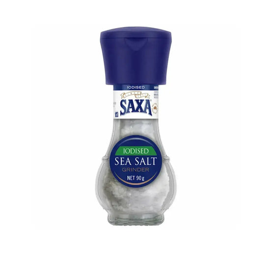 Saxa Iodised Sea Salt Grinder – 90g Saxa