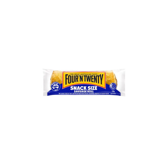 Four ’n Twenty Classic Snack Sausage Roll – Single-Wrapped 125g Four'n Twenty