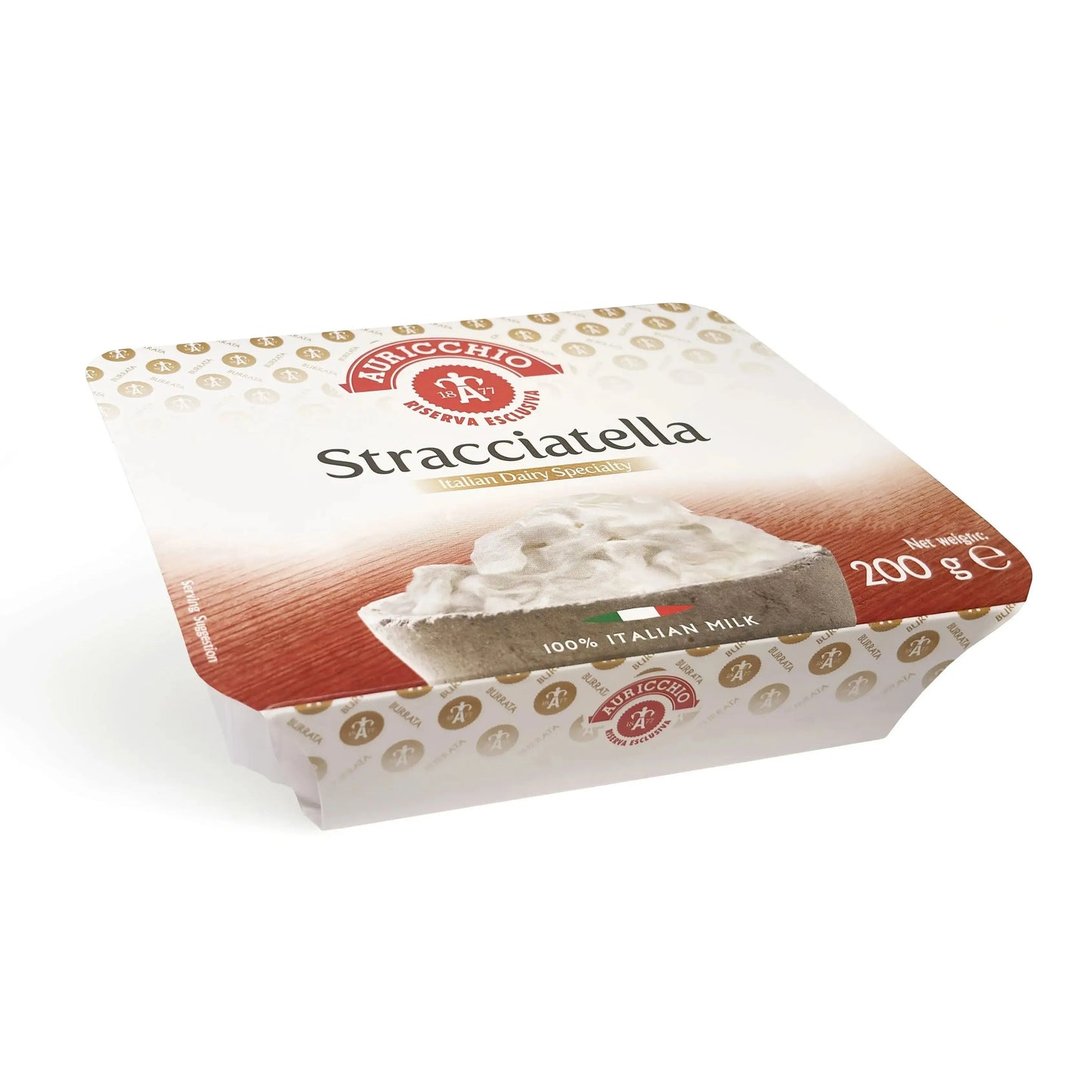 Auricchio Authentic Italian Stracciatella Cheese – 200g Creamy Filling - Petits Tresors