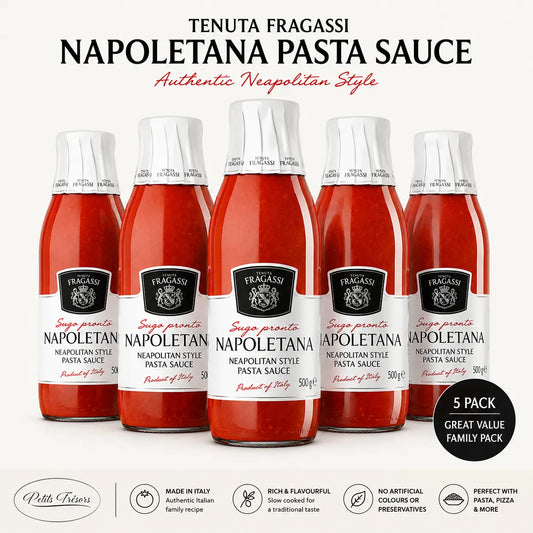Tenuta Fragassi Napoletana Pasta Sauce 500g 5 Pack | Authentic Italian Napoletana Pasta Sauce