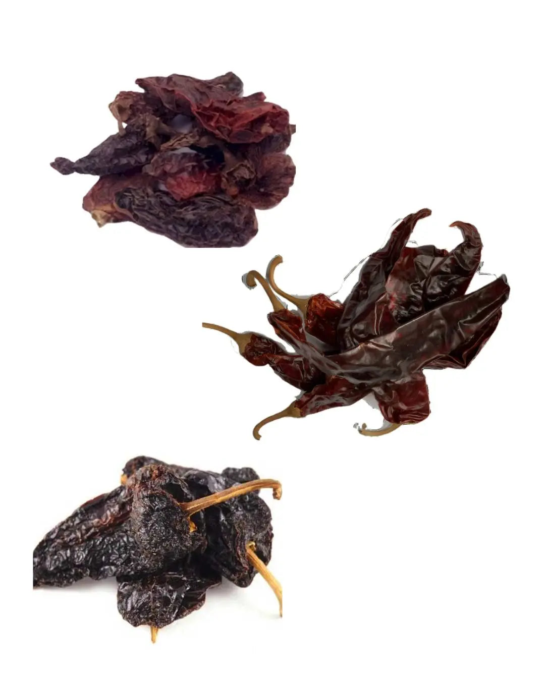 Ancho, Guajillo and Morita Dried Chillies Bundle PetitsTrésors