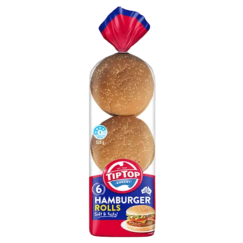 Tip Top® Hamburger Rolls – Soft, Golden & Perfect for Burgers Tip Top