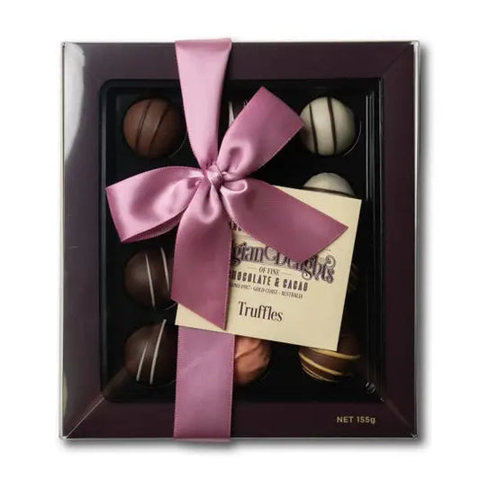 Belgian Delights 12-Piece Truffle Gift Box – Handcrafted Gourmet Chocolates Belgian Delights
