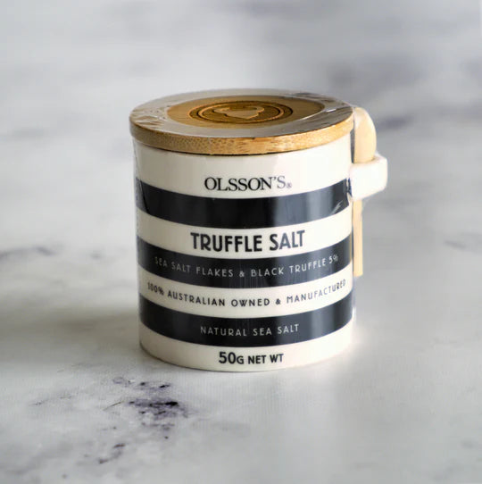 Olsson's Truffle Salt | 50g Stoneware Jar | PetitsTresors