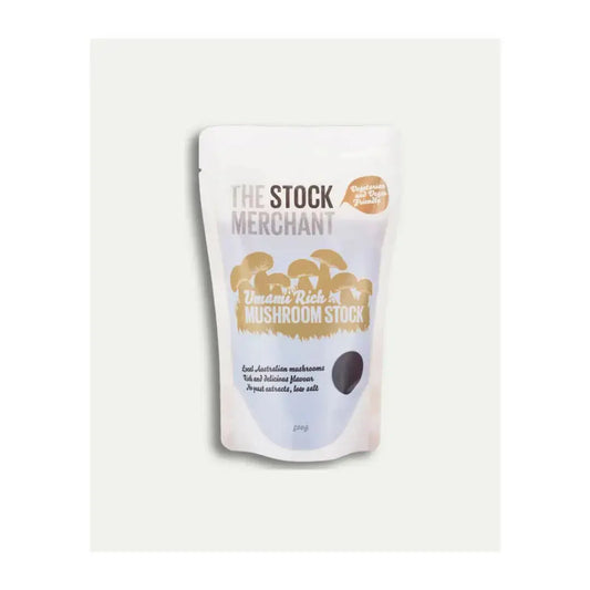 The Stock Merchant Umami-Rich Mushroom Stock – Australian Crafted Savoury Base - Petits Tresors