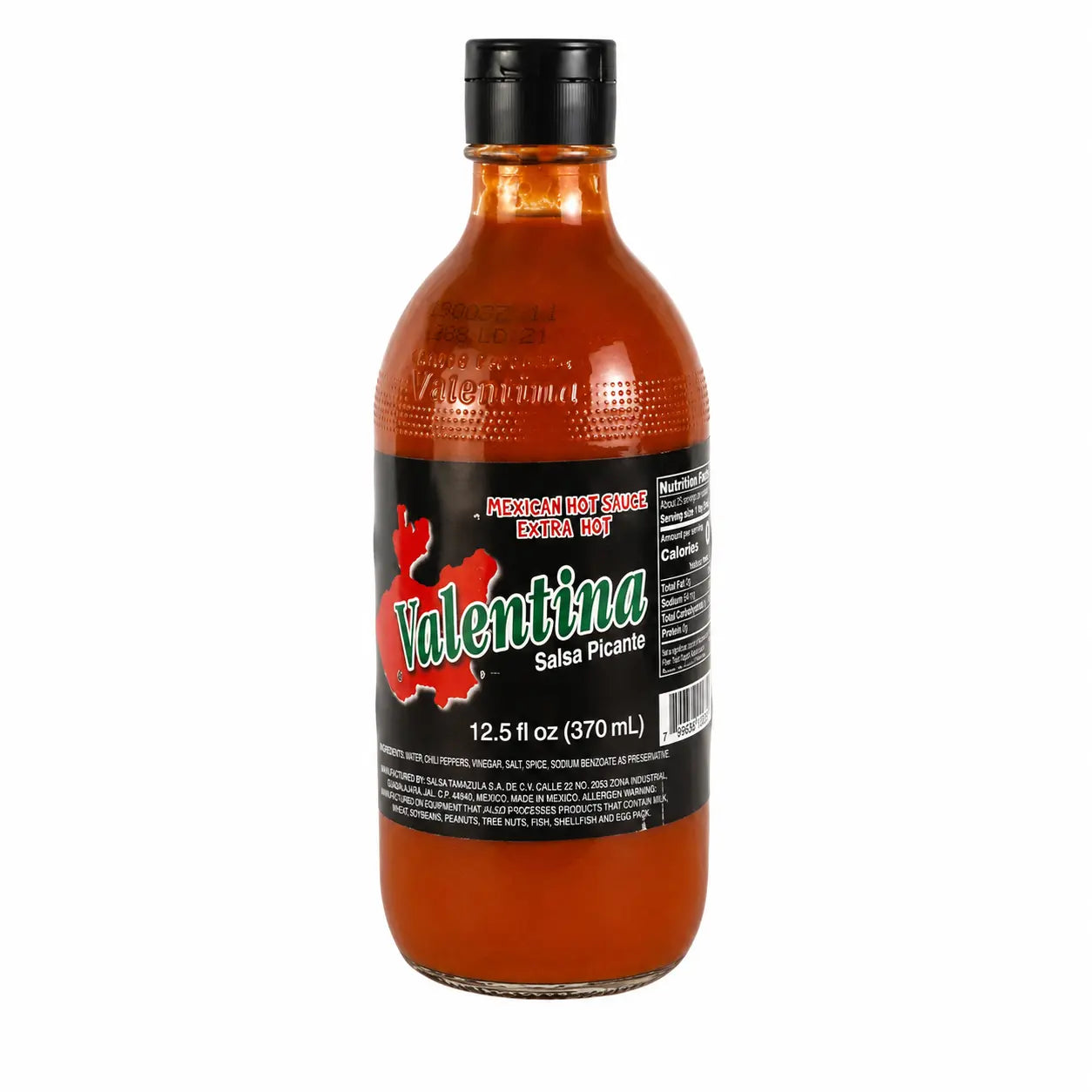 Valentina Black Label Extra Hot Sauce 370 ml – Bold Heat, Authentic Flavor