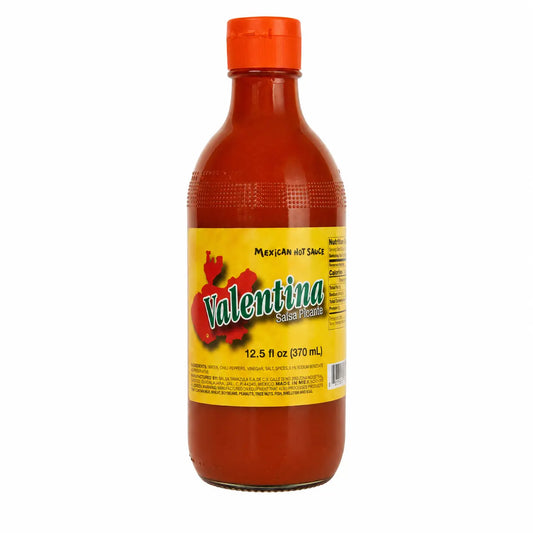 Valentina Hot Sauce (Yellow Label) 370 ml – Authentic Flavour, Medium Heat