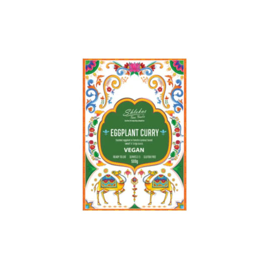 Vegan Eggplant Curry 500 g — Spiced & Smoky Frozen Meal Ansh foods