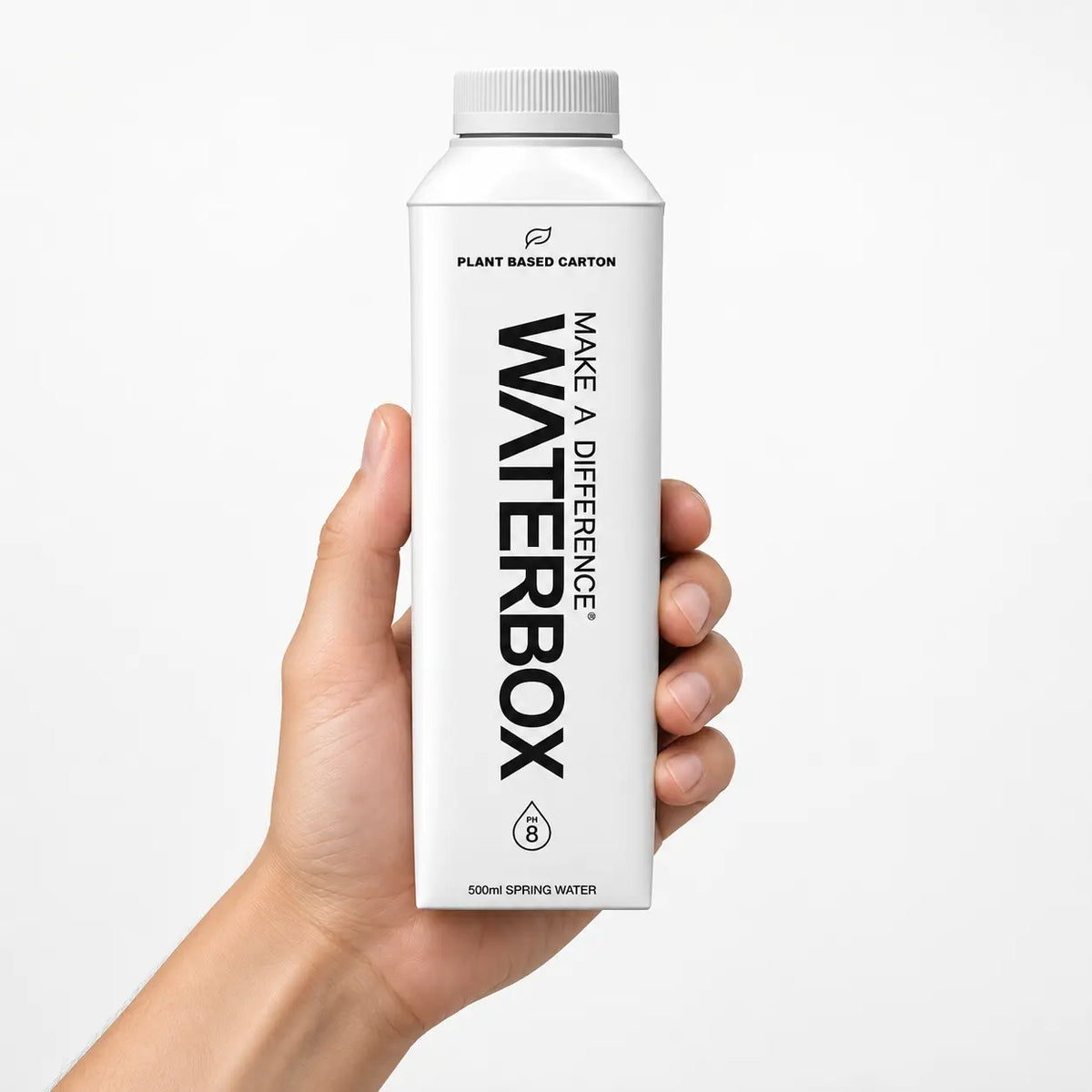 Eco-friendly Sustainable Ph8 sustainable spring water in Plant Based Carton - 500ml Carton WaterBox