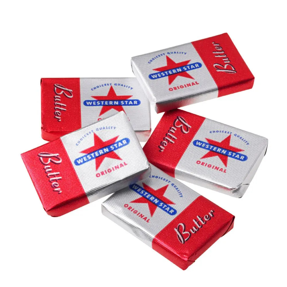 Western Star Individual Foil Butter Portions – 7g Award-Winning Convenience Western Star