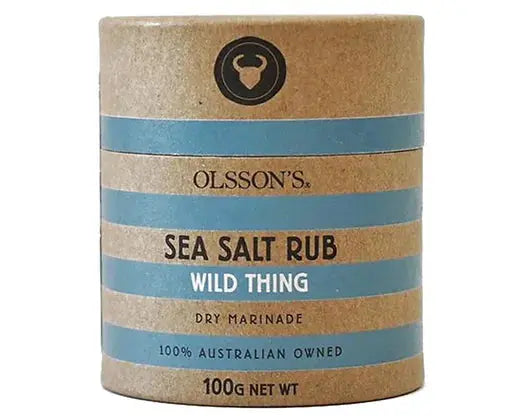Olssons Salt | Wild Thing Salt Rub 100g | Kraft Canister
