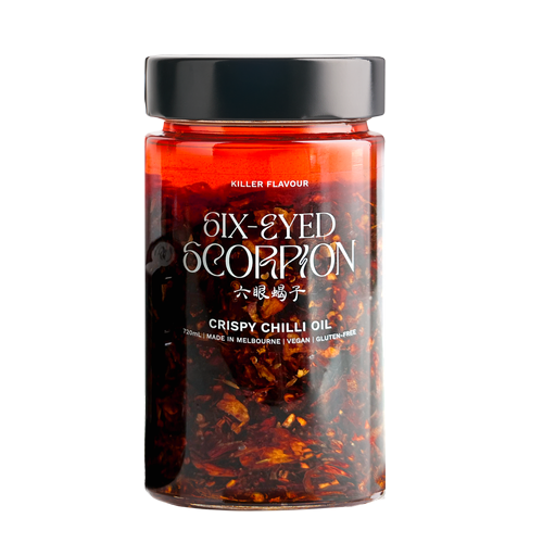 Six-Eyed Scorpion Crispy Chilli Oil - Original XL 720 ml