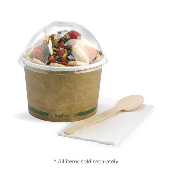 430ml / 12oz Kraft BioBowl – Compostable Plant-Based Food Bowl - Petits Tresors