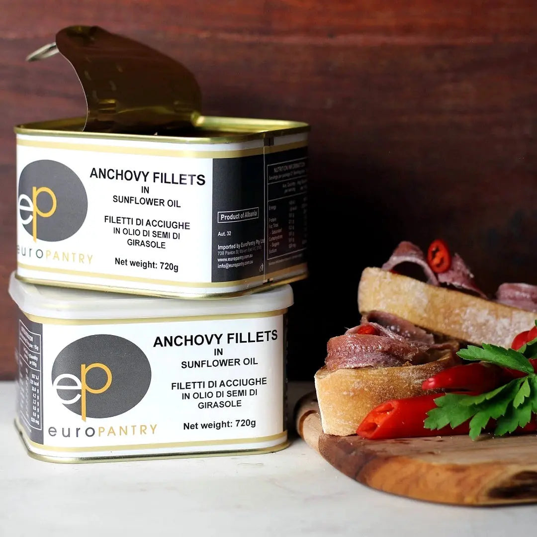 EuroPantry Brown Anchovies 720g Petits Tresors