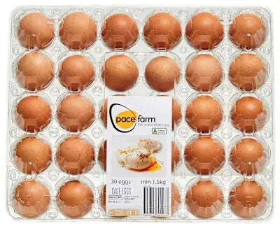 Pace Farm Large Cage Eggs 30 Pack – 1.5kg Pace Farms