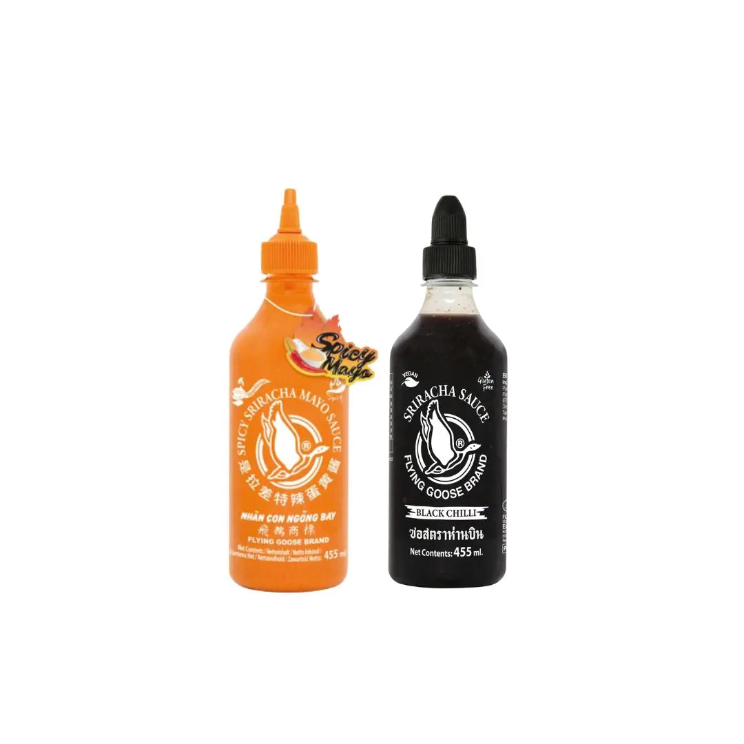Flying Goose Sriracha Black Duo Pack – Buy One Get One Free 455 ml Flying Goose