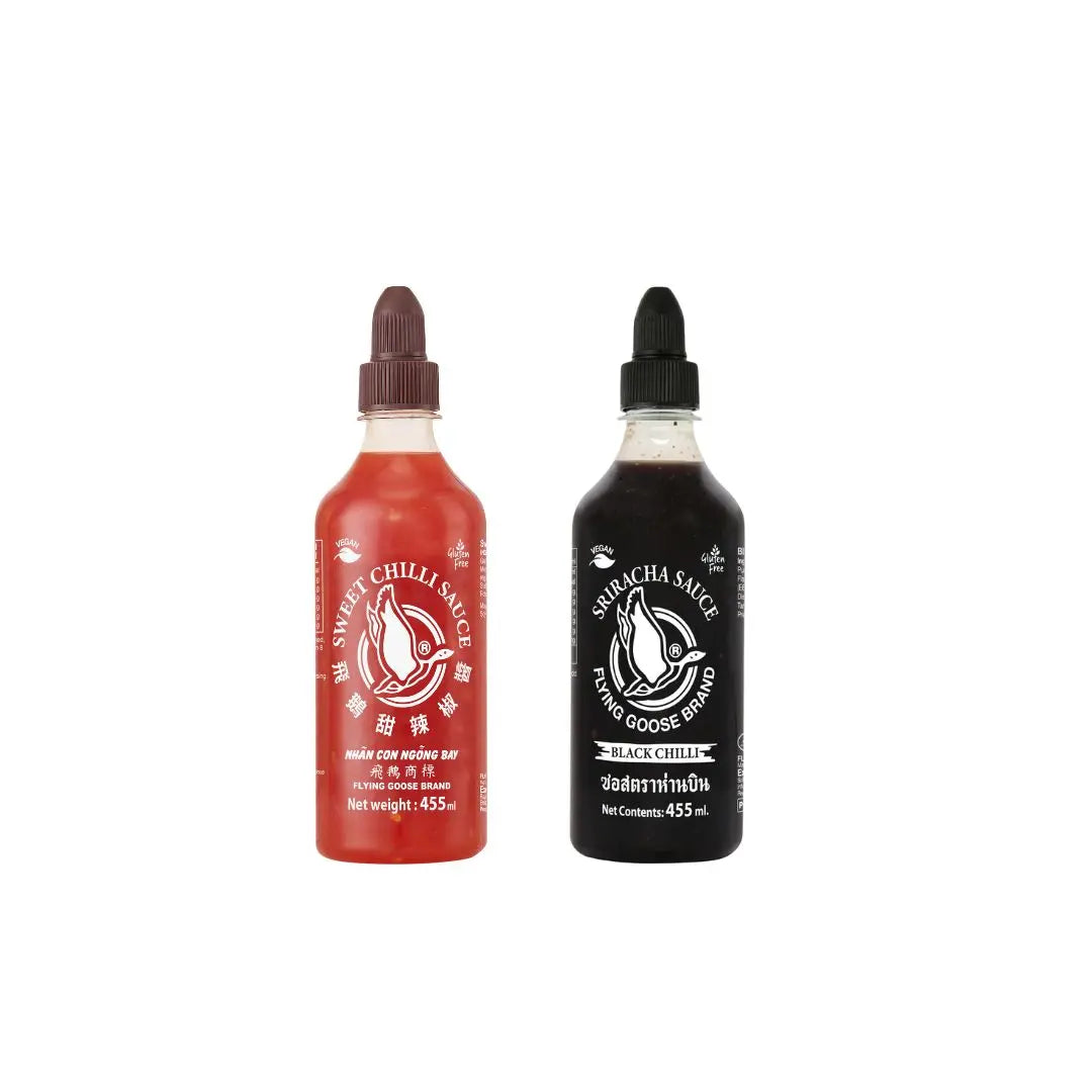 Flying Goose Sriracha Black Duo Pack – Buy One Get One Free 455 ml Flying Goose