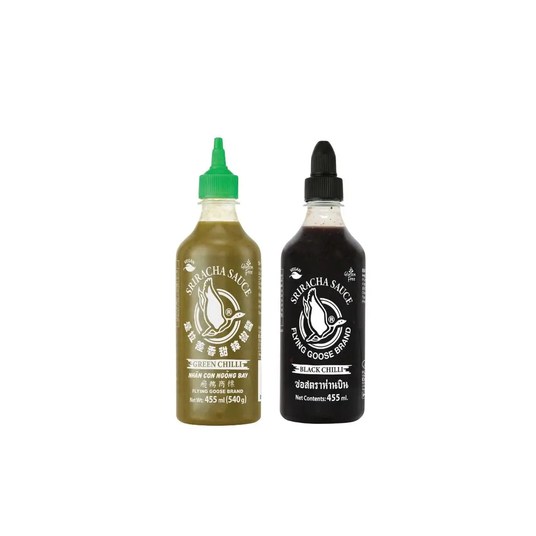 Flying Goose Sriracha Black Duo Pack – Buy One Get One Free 455 ml Flying Goose