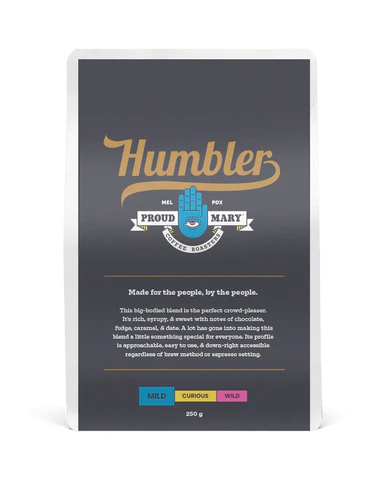 Proud Mary Coffee Roasters | Humbler | Espresso Blend 250g | PetitsTresors