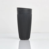 Huskee Cup | Reusable Cup with Lid 16oz/473ml Charcoal