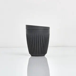 Huskee Cup | Reusable Cup with Lid 8oz/236ml Charcoal