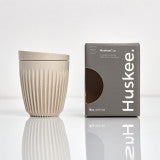 Huskee Cup | Reusable Cup with Lid 8oz/236ml Natural