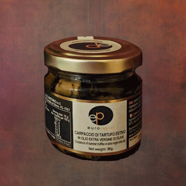 Euro Pantry Truffle Carpaccio - Thin slices of truffle in EV Olive Oil