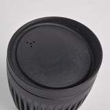 हस्की कप्स यूनिवर्सल लिड 4-पैक, प्राकृतिक और चारकोल दोनों रंग 6 ऑउंस, 8 ऑउंस, 12 ऑउंस और 16 ऑउंस 